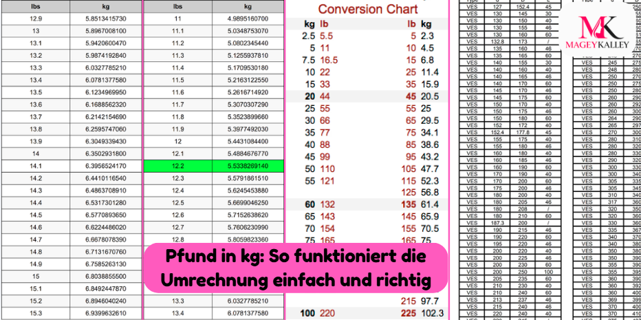 pfund in kg